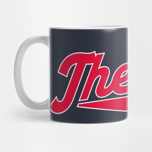 Cleveland 'The CLE' Baseball Script T-Shirt: Showcase Your Cleveland Pride with Bold Baseball Style! Mug